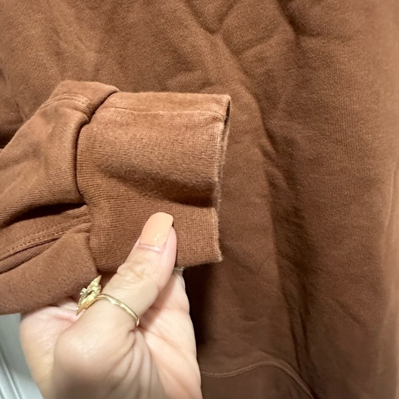 Lululemon Perfectly Oversized Crew Roasted Brown S/M - Picture 3 of 6